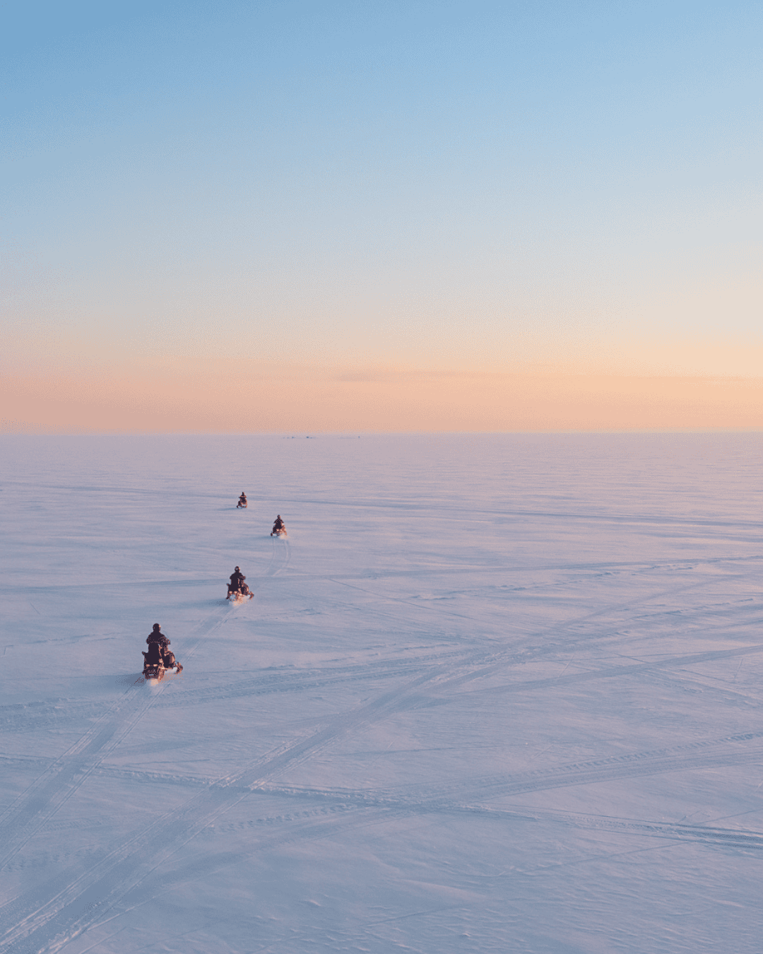 Frozen sea