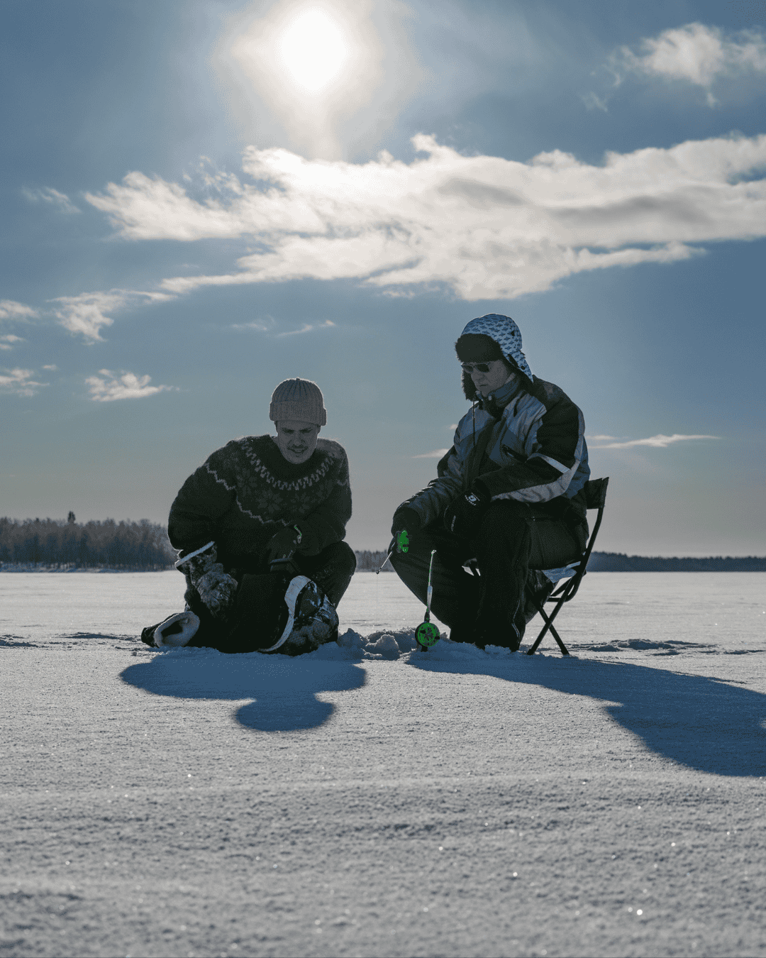 Ice fishing